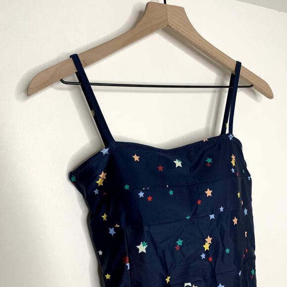 Summersalt Oasis Navy Stars Swim Bathing Suit Womens Size 4 Blue - Picture 6 of 13